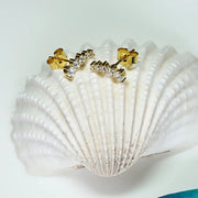 Silver Earrings & 18K Gold Plated